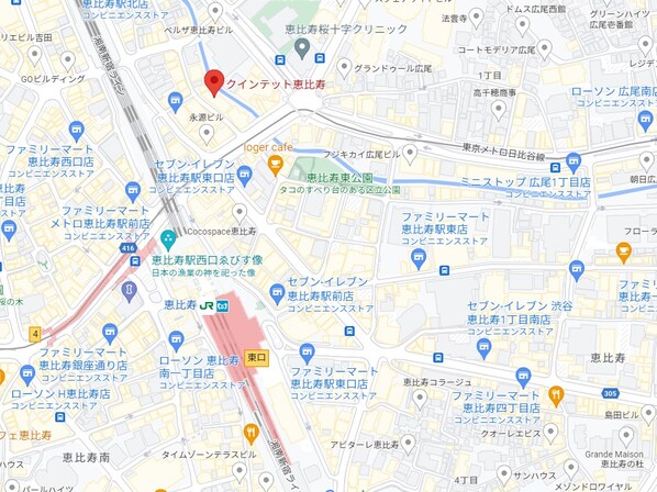 クインテット恵比寿の物件内観写真